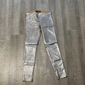 J Brand Silver and Brown Jeans